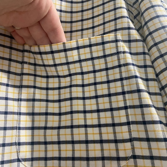 Lands End Supima Cotton No-Iron Button Up Shirt Size 15 x 32 EUC - Picture 5 of 7